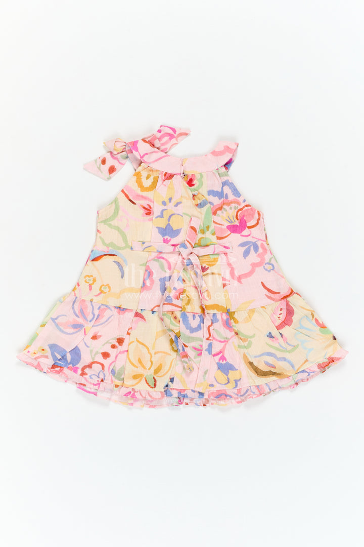 The Nesavu Girls Cotton Frock Girls Frock for Birthday and Party Wear Nesavu Nesavu Girls Georgette Frock With Digital Print For Party Wear And Birthday Occasions