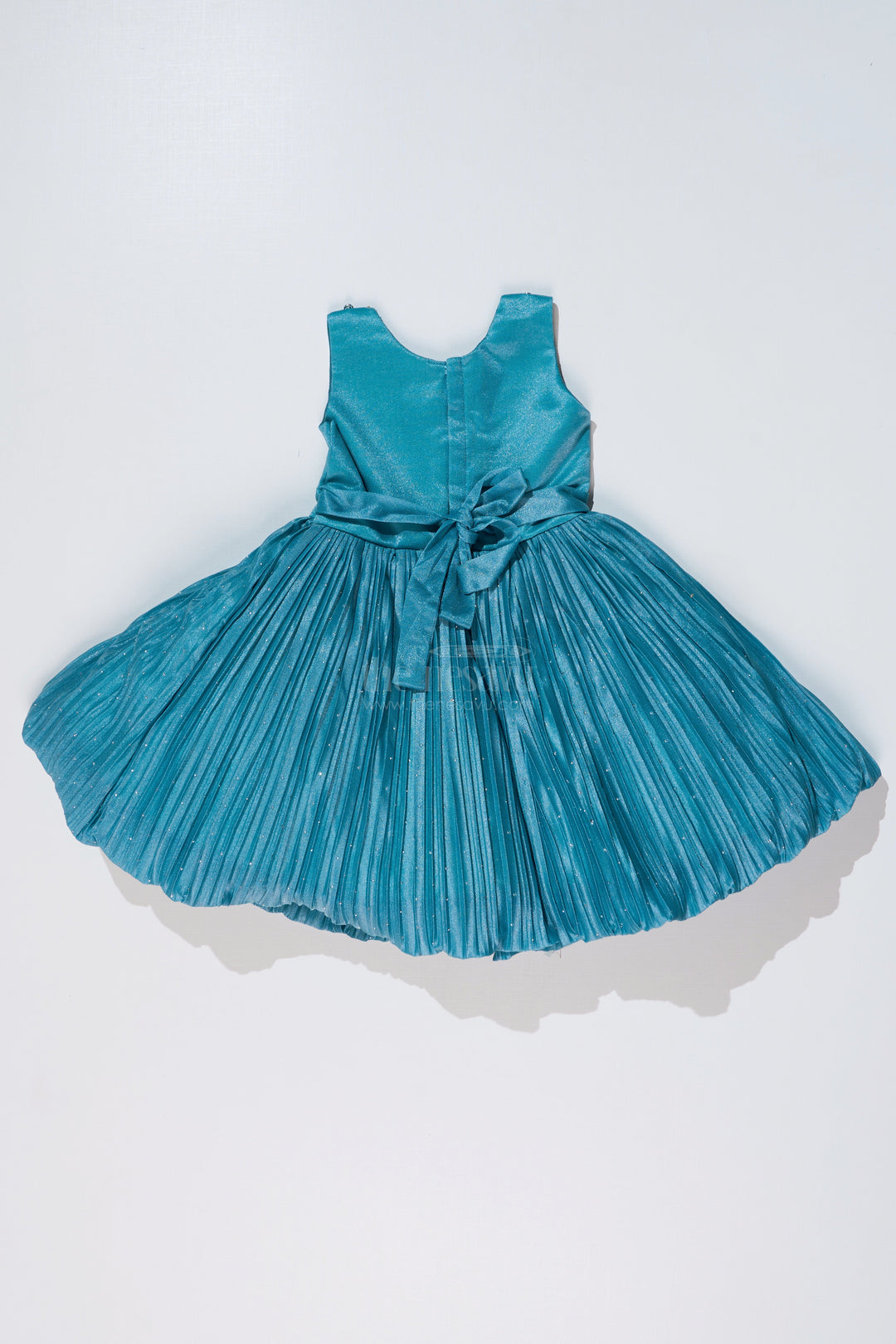 The Nesavu Silk Party Frock Girls Full Frock Dress for Reception with Sequin Jacket and Pleated Flared Skirt for a Grand Look Nesavu Girls Full Frock Dress Reception Sequin Jacket Pleated Flared Skirt | The Nesavu