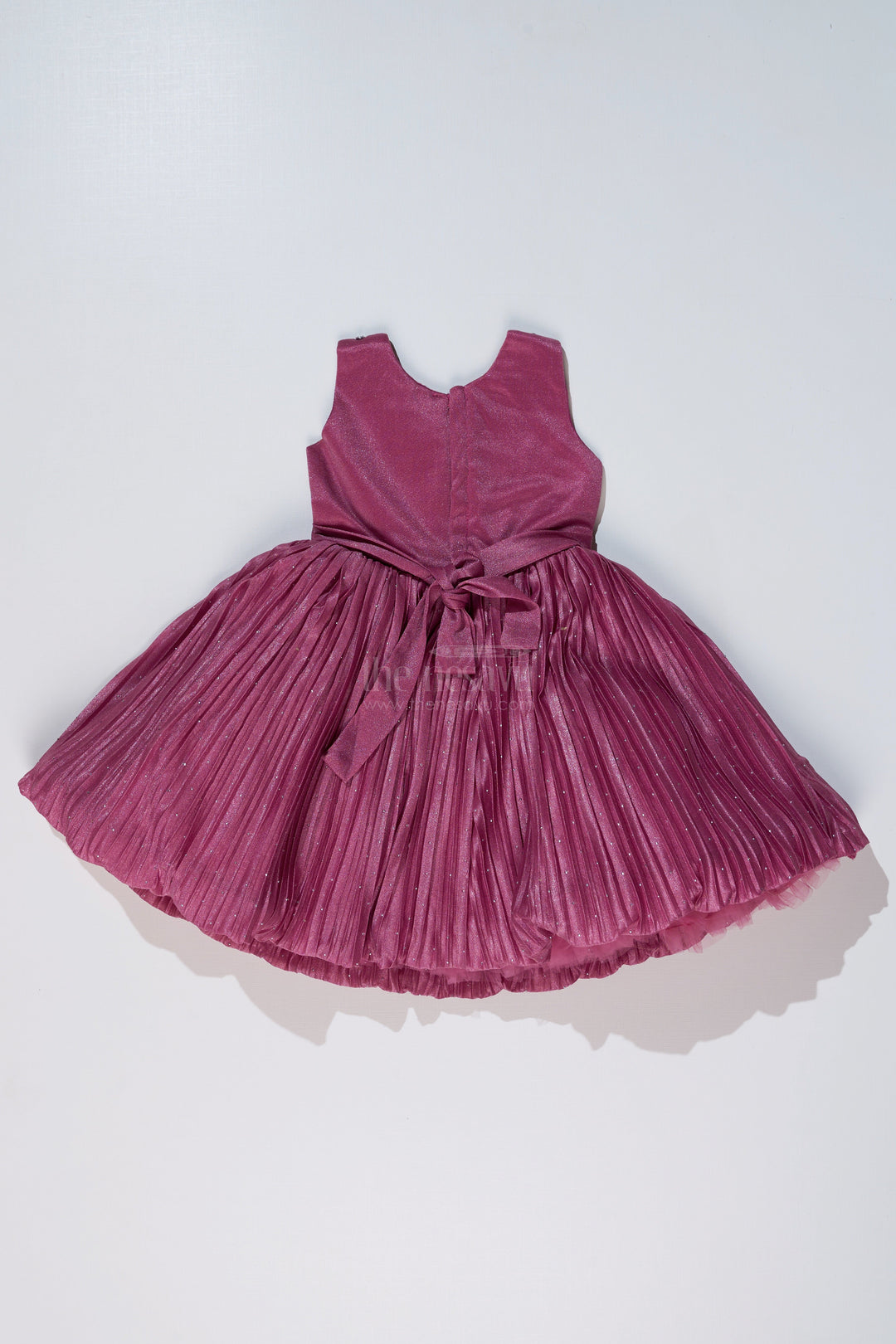 The Nesavu Silk Party Frock Girls Full Frock for Reception with Rich Embellishments and Flowy Pleated Skirt for a Princess Look Nesavu Girls Full Frock Reception Rich Embellishments Elegant Pleated Skirt | The Nesavu