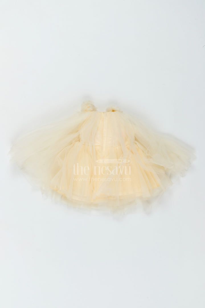 The Nesavu Girls Fancy Party Frock Girls Garden Party Frock for Birthdays and Outdoor Celebrations Nesavu Nesavu Girls Garden Party Net Frock For Birthdays Outdoor Celebrations Milestone Events And Family Portraits
