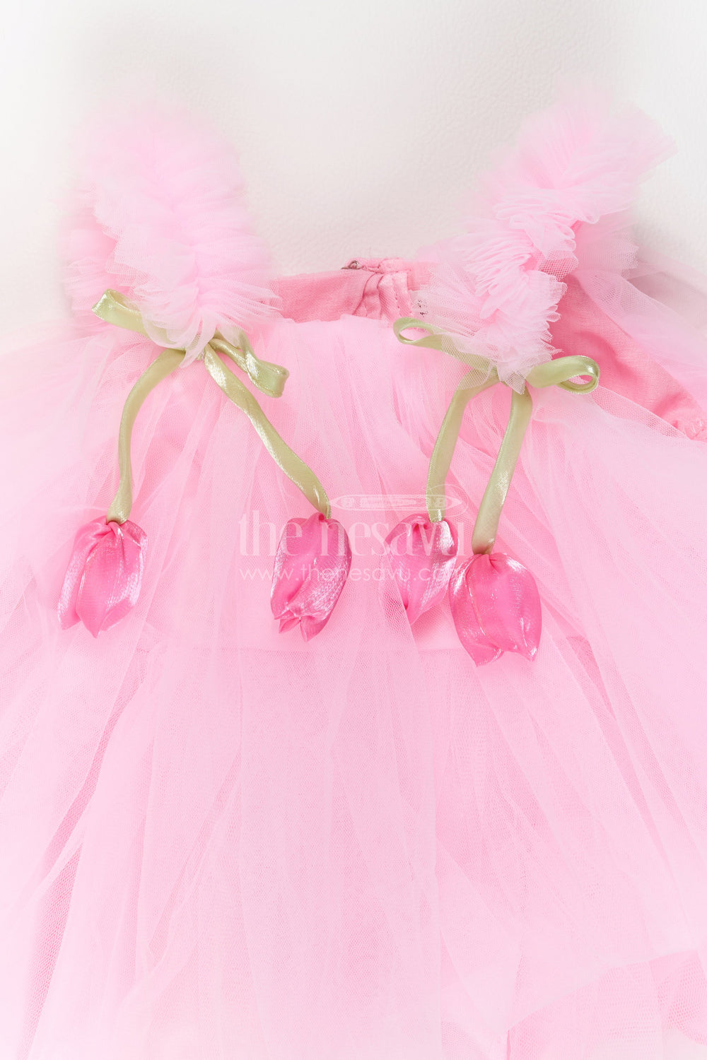 The Nesavu Girls Fancy Party Frock Girls Garden Princess Frock for Milestone Parties and Family Portraits Nesavu Nesavu Girls Garden Princess Net Frock For Milestone Parties Family Portraits Birthdays And Special Events