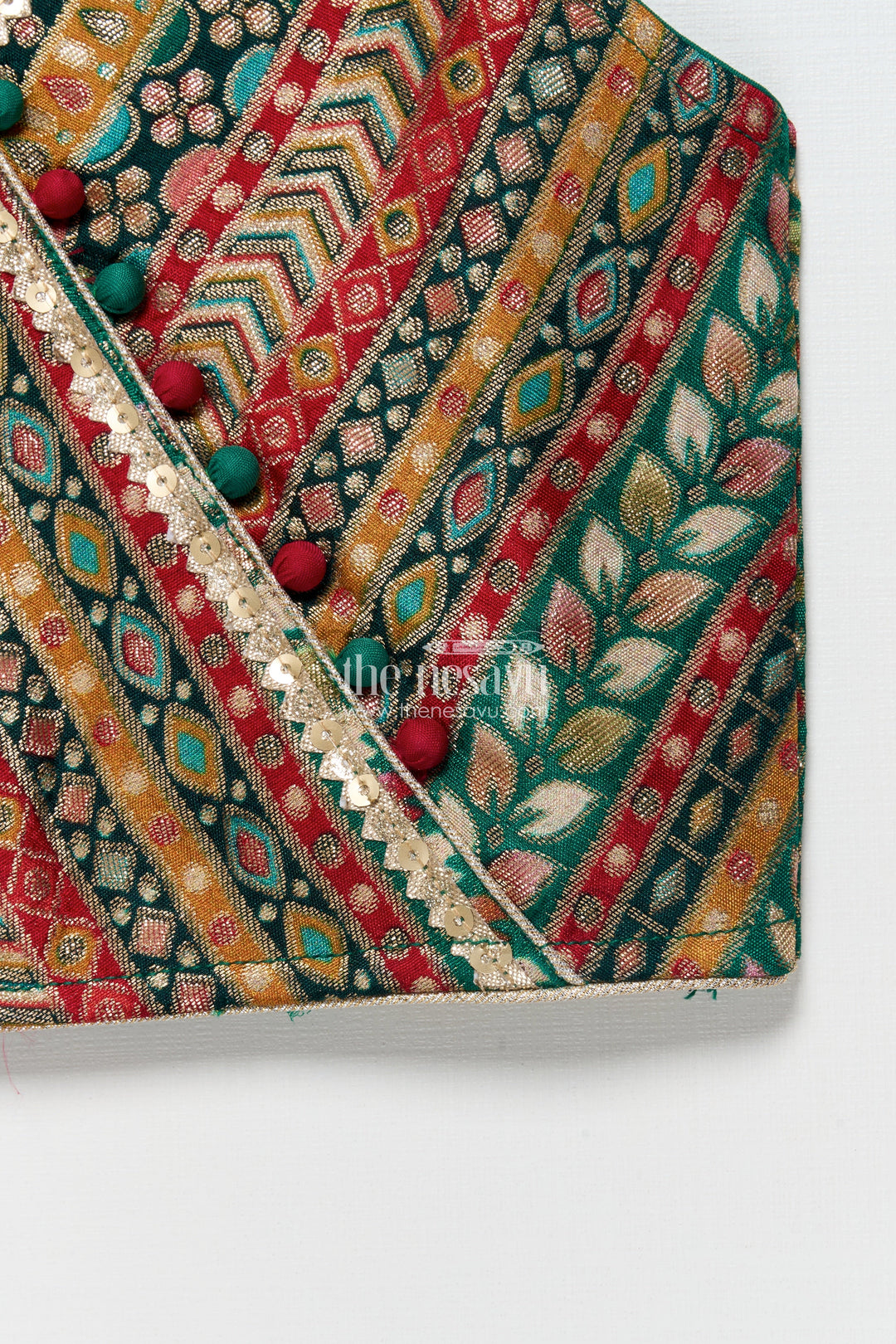 The Nesavu Girls Lehenga Choli Girls Georgette Lehenga Choli with Embroidered Blouse and Festive Tassels Nesavu Nesavu girls georgette lehenga choli embroidered blouse tassels  festive ethnic wear