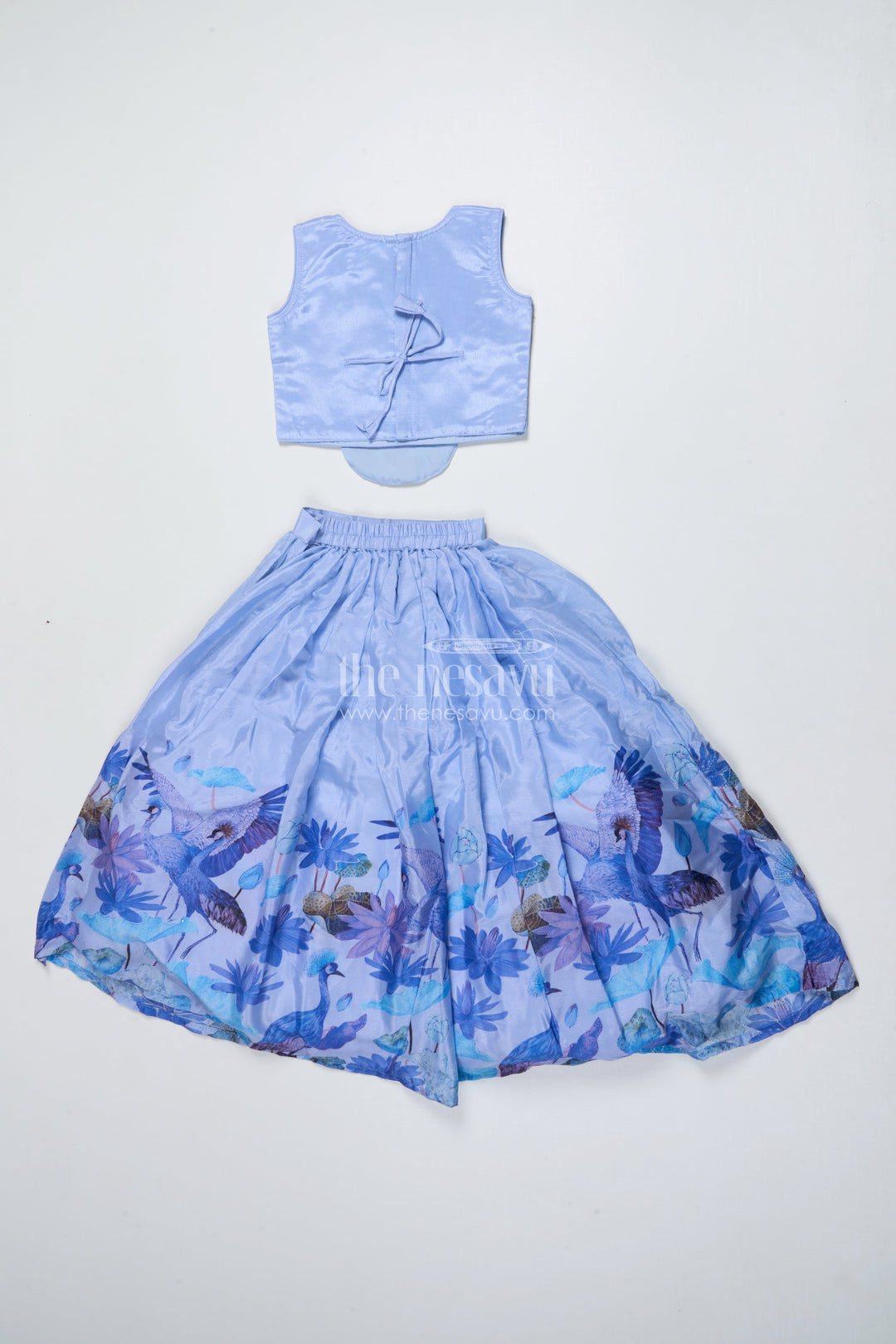 The Nesavu Girls Lehenga Choli Girls Georgette Lehenga Choli with Thread Embroidery for Festive Occasions Nesavu Nesavu girls lehenga choli georgette thread embroidery festive functions weddings