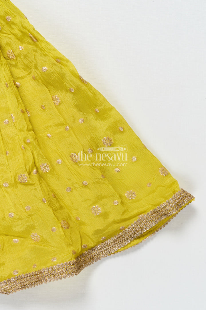 The Nesavu Girls Ethnic Lehenga Girls Georgette Lehenga Set for Festive Functions and Wedding Wear Nesavu Nesavu girls georgette lehenga set embroidered blouse weddings festive celebrations