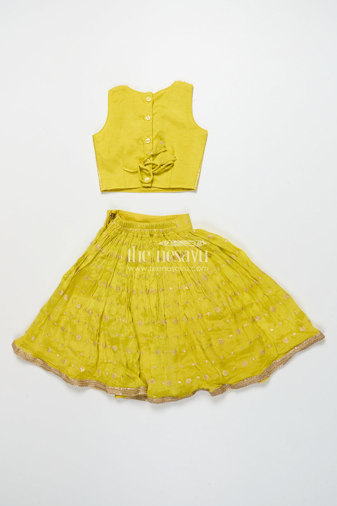 The Nesavu Girls Ethnic Lehenga Girls Georgette Lehenga Set for Festive Functions and Wedding Wear Nesavu Nesavu girls georgette lehenga set embroidered blouse weddings festive celebrations