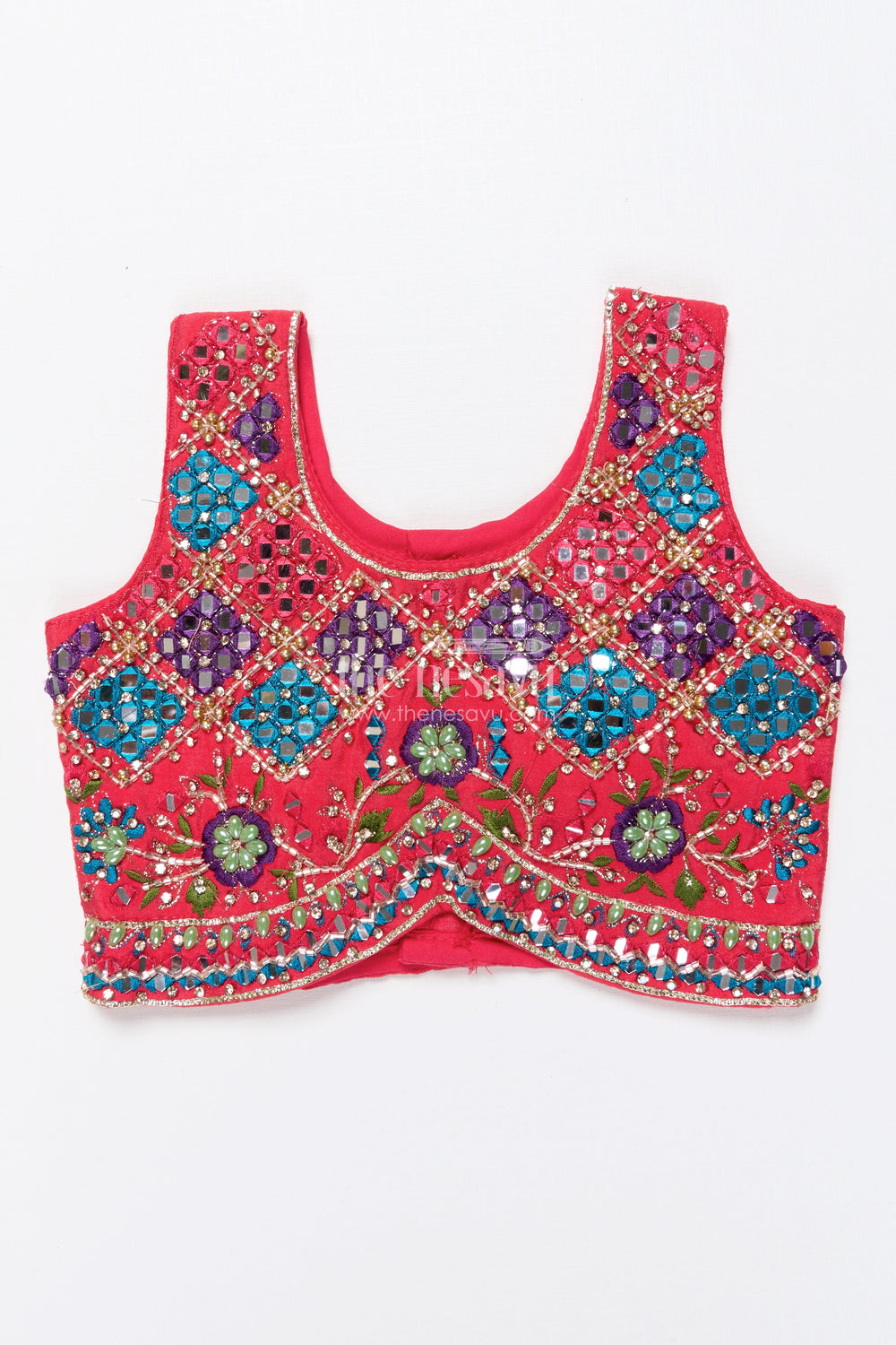 The Nesavu Girls Lehenga Choli Girls Lehenga Choli for Festive Functions and Family Weddings Nesavu Nesavu girls lehenga choli viscose silk designer yoke perfect weddings festive occasions