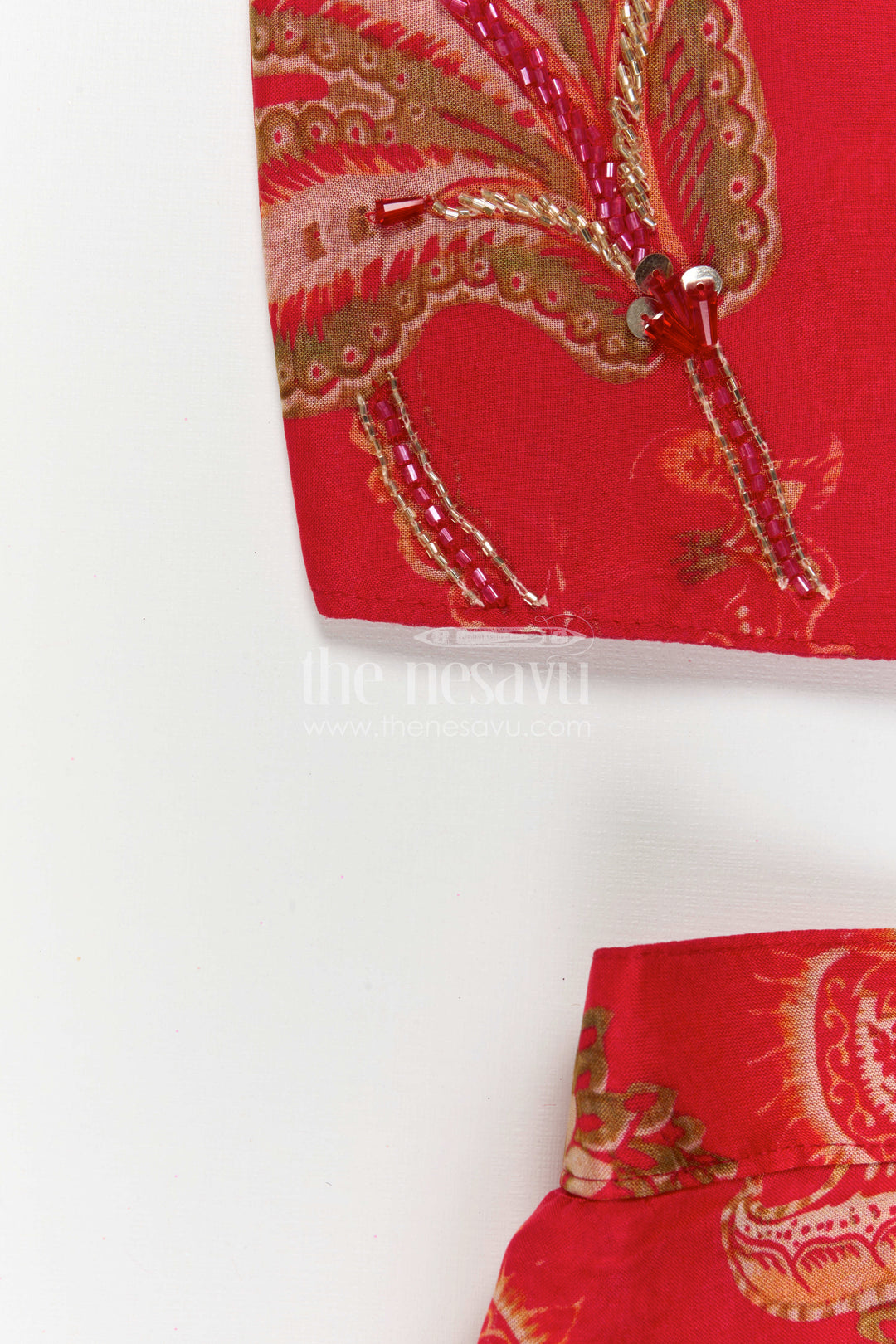 The Nesavu Girls Lehenga Choli Girls Lehenga Choli for Festive Functions and Wedding Events Nesavu Nesavu Girls Lehenga Choli For Festive Functions And Wedding Events With Digital Print And Flared Design