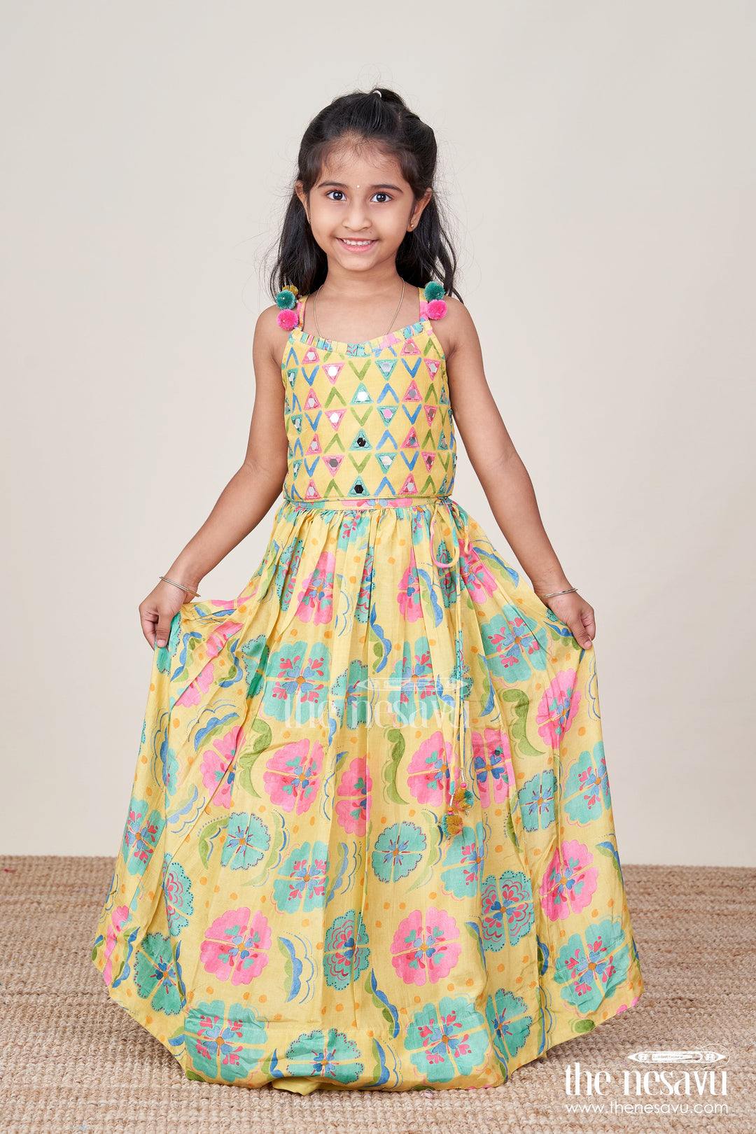 The Nesavu Girls Lehenga Choli Girls Lehenga Choli for Festive Occasions and Weddings Nesavu Nesavu girls lehenga choli festive celebrations weddings birthday parties