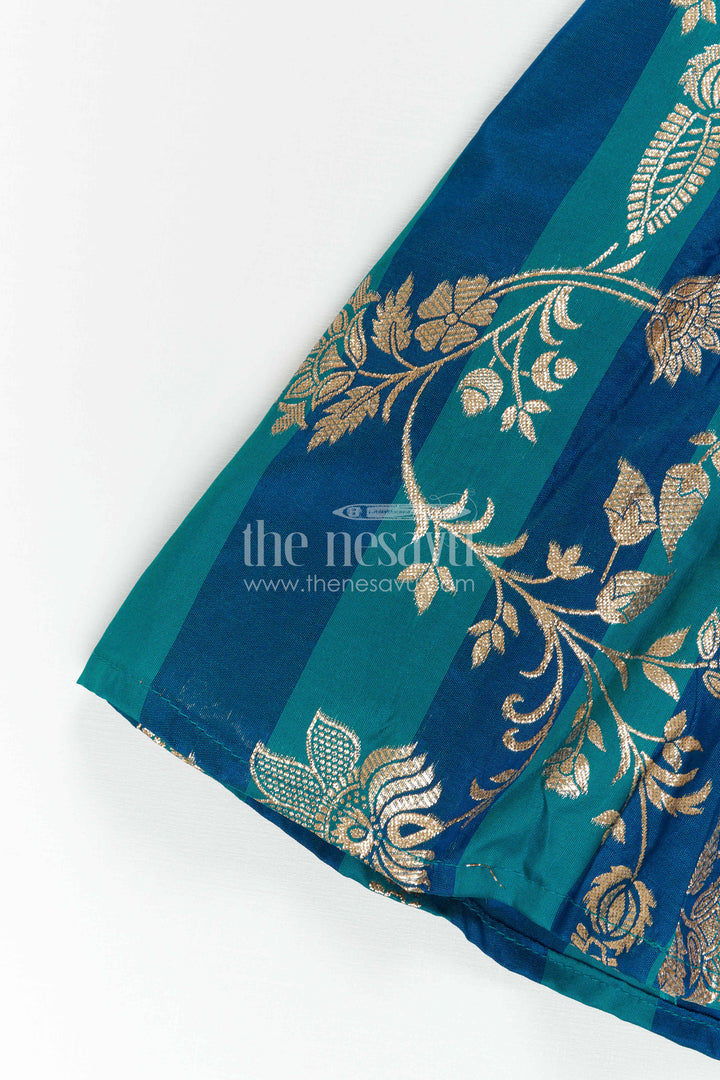 The Nesavu Girls Lehenga Choli Girls Lehenga Choli for Festive Weddings and Dance Events Nesavu Nesavu Girls Lehenga Choli For Festive Weddings Dance Performances And Traditional Celebrations