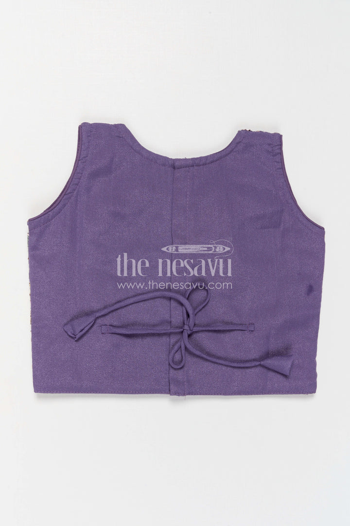 The Nesavu Girls Lehenga Choli Girls Lehenga Choli for Weddings and Festive Celebrationals Nesavu Nesavu Girls Lehenga Choli For Weddings And Festive Occasions With Georgette Fabric And Embroidered Yoke