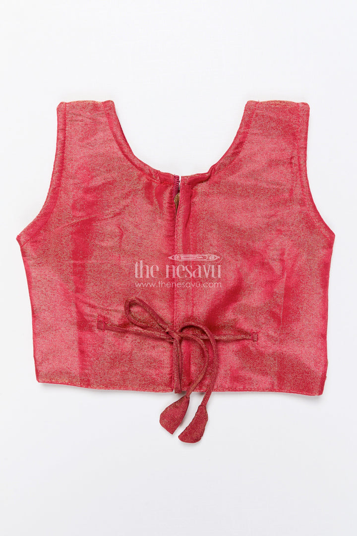 The Nesavu Girls Lehenga Choli Girls Lehenga Choli for Weddings and Festive Celebrations Nesavu Nesavu designer lehenga choli girls mirror embroidery weddings festive occasions