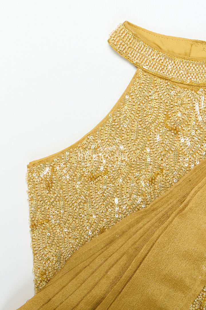 The Nesavu Girls Lehenga Choli Girls Lehenga Choli for Weddings and Festive Events Nesavu Nesavu girls lehenga choli muslin silk embroidery weddings festive occasions