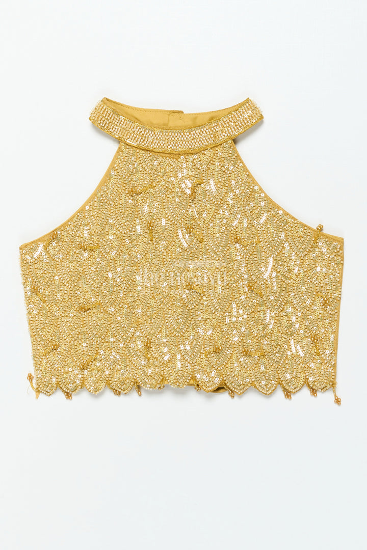 The Nesavu Girls Lehenga Choli Girls Lehenga Choli for Weddings and Festive Events Nesavu Nesavu girls lehenga choli muslin silk embroidery weddings festive occasions