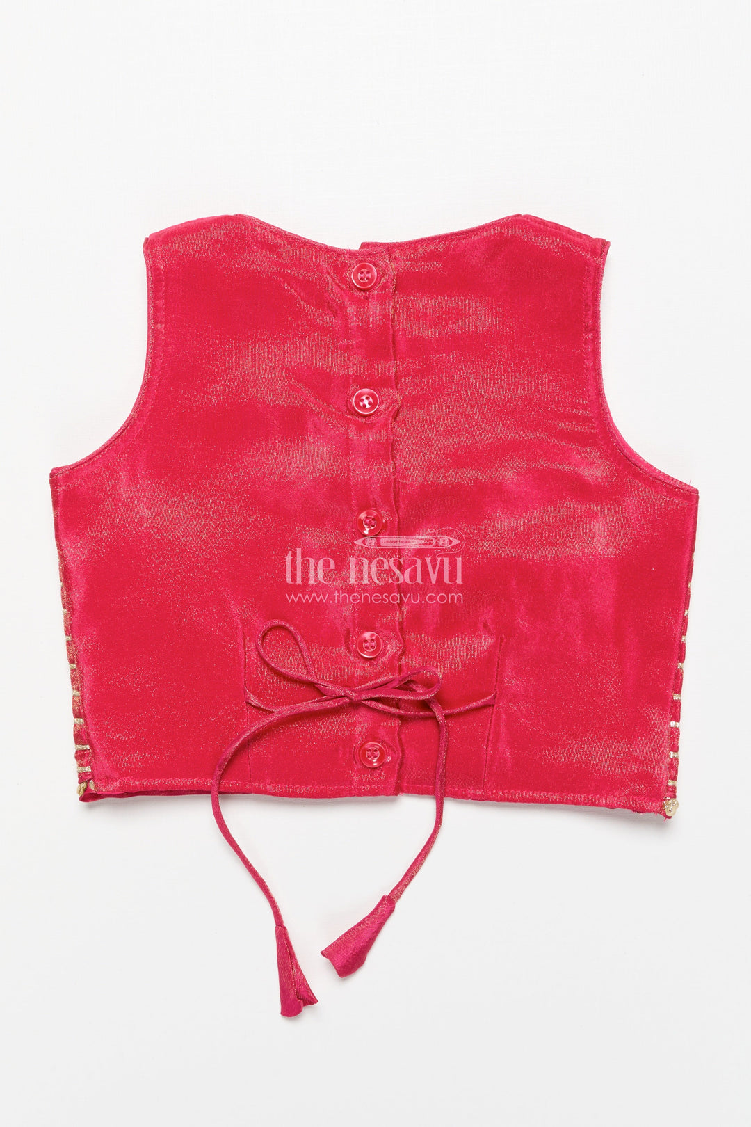 The Nesavu Girls Ethnic Lehenga Girls Lehenga Choli for Weddings and Festive Family Occasions Nesavu Nesavu shimmer silk lehenga choli girls embroidery perfect weddings cultural celebrations