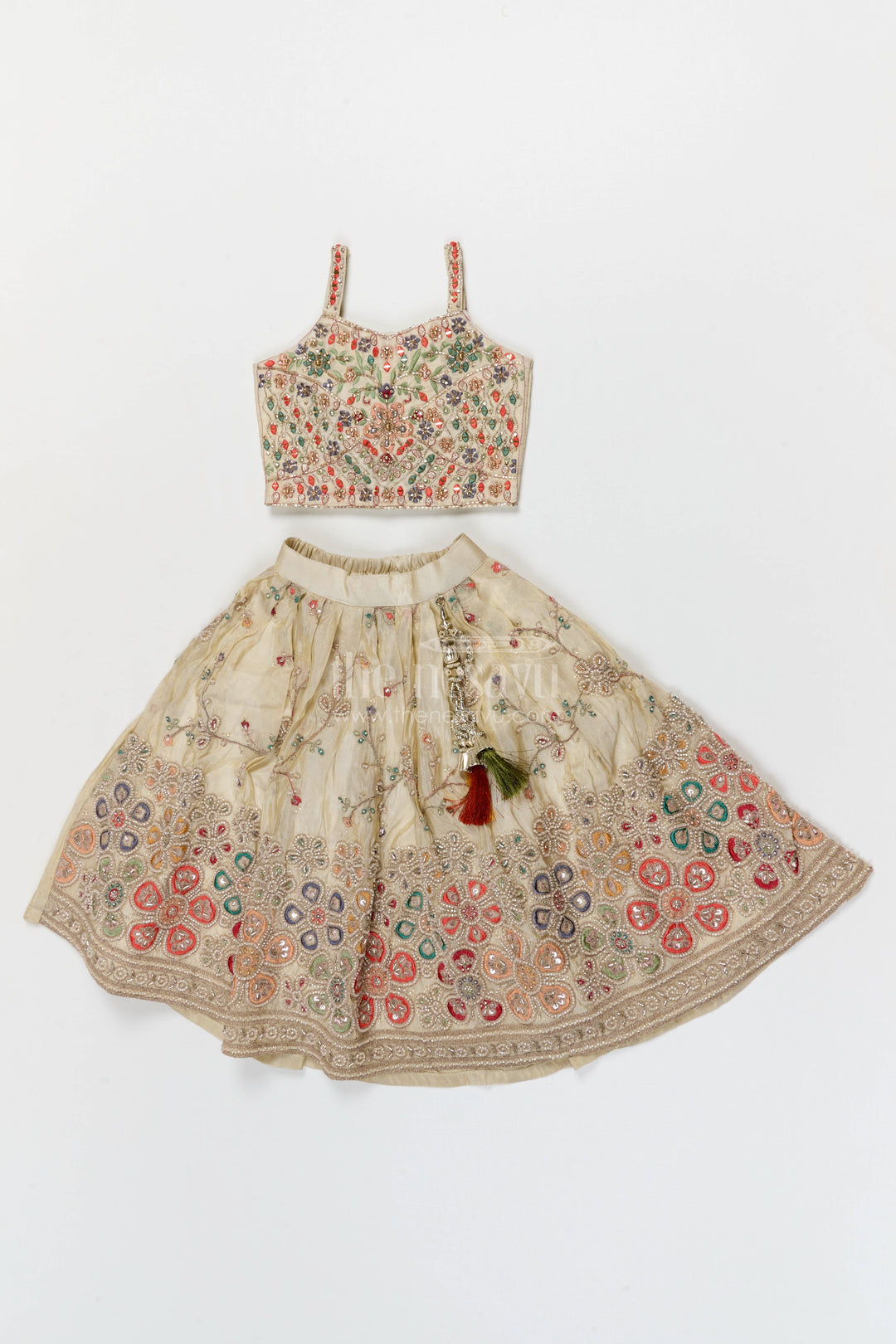 The Nesavu Girls Lehenga Choli Girls Lehenga Choli for Weddings and Festive Occasions Nesavu Nesavu girls lehenga choli for weddings and festive occasions with designer embroidery