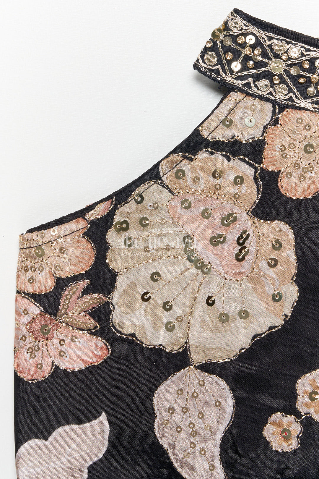 The Nesavu Girls Lehenga Choli Girls Lehenga Choli in Viscose Silk with Embroidered Yoke for Weddings and Parties Nesavu Nesavu girls embroidered silk lehenga choli designer yoke weddings festive occasions