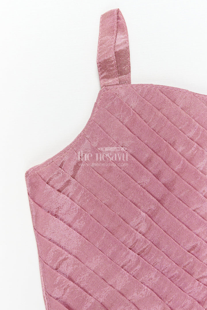 The Nesavu Girls Lehenga Choli Girls Lehenga Choli Set for Weddings and Festive Celebrations Nesavu Nesavu girls lehenga choli set jacket weddings festive family functions