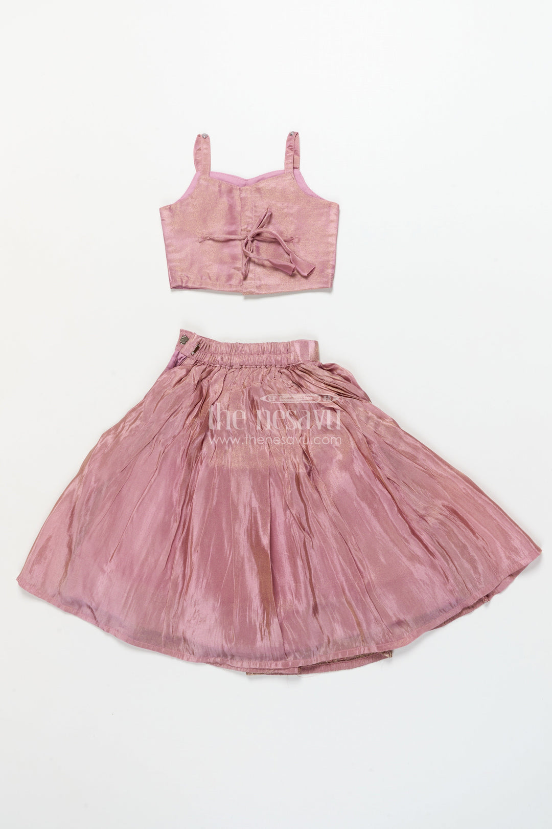 The Nesavu Girls Lehenga Choli Girls Lehenga Choli Set for Weddings and Festive Celebrations Nesavu Nesavu girls lehenga choli set jacket weddings festive family functions