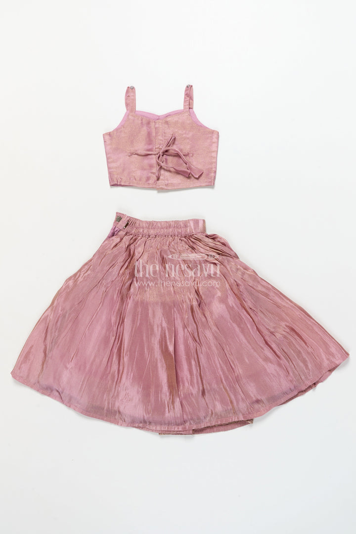 The Nesavu Girls Lehenga Choli Girls Lehenga Choli Set for Weddings and Festive Celebrations Nesavu Nesavu girls lehenga choli set jacket weddings festive family functions