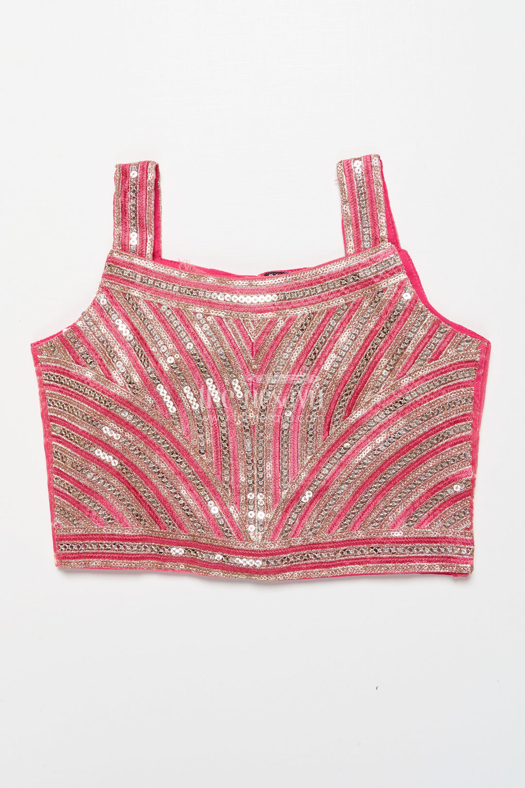 The Nesavu Girls Lehenga Choli Girls Lehenga Choli Set for Weddings and Festive Occasions Nesavu Nesavu designer lehenga choli girls embroidered georgette blouse flared festive skirt