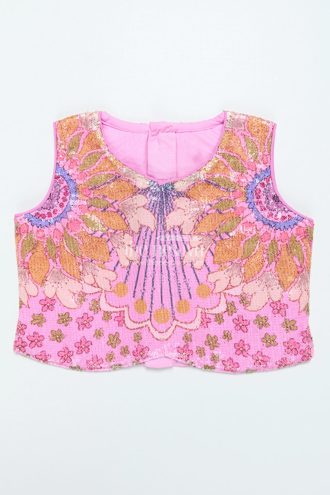 The Nesavu Girls Lehenga Choli Girls Lehenga Choli with Designer Embroidery for Weddings and Festive Occasions Nesavu Nesavu girls lehenga choli designer embroidery sequin detailing perfect weddings festivals