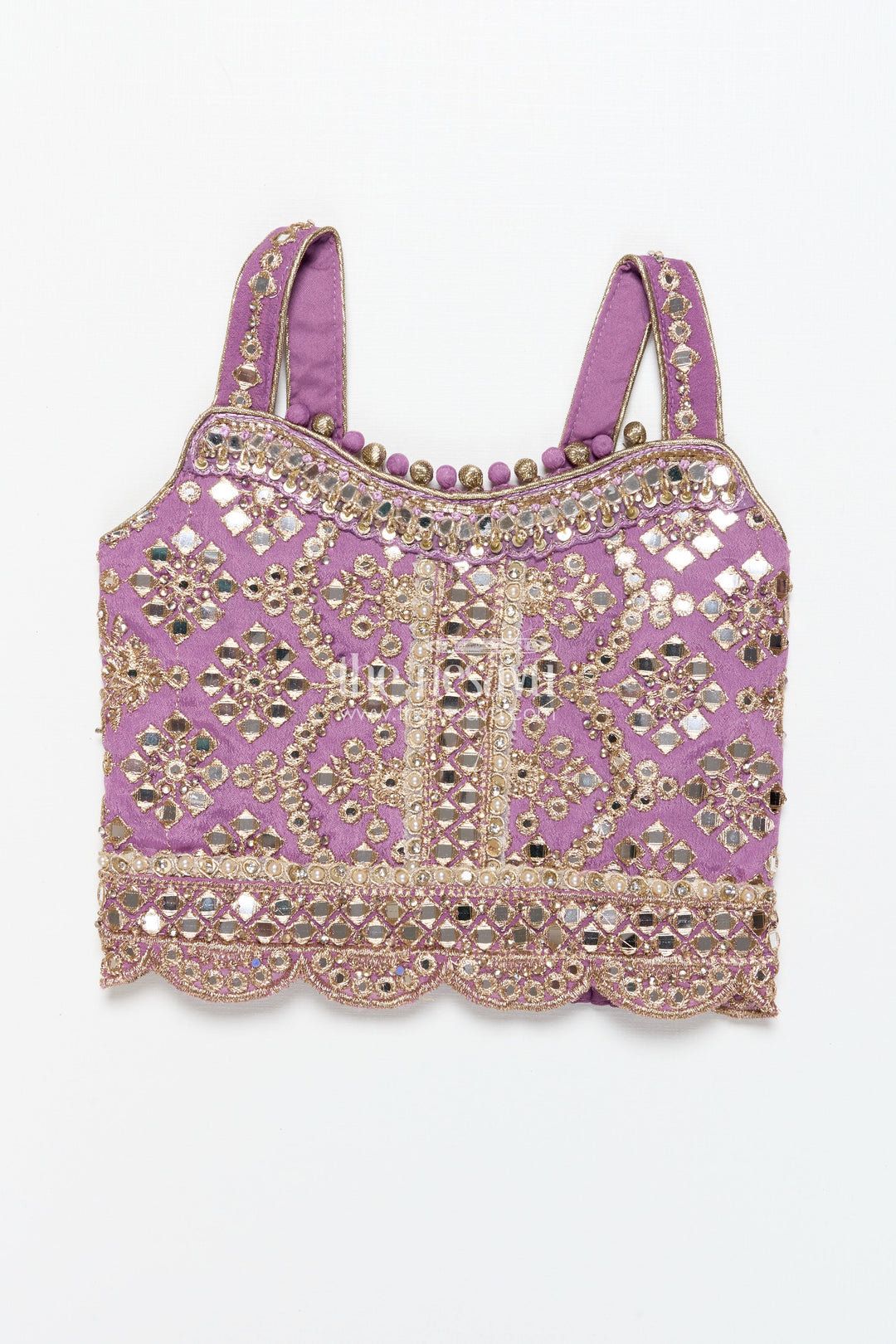 The Nesavu Girls Lehenga Choli Girls Lehenga Choli with Designer Yoke and Festive Dupatta Nesavu Nesavu girls lehenga choli designer yoke festive dupatta