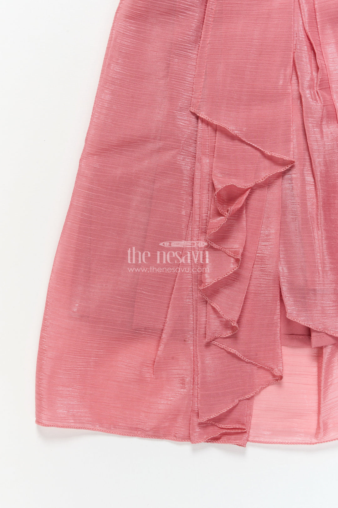 The Nesavu Girls Lehenga Choli Girls Lehenga Choli with Flared Skirt and Traditional Dupatta Nesavu Nesavu traditional lehenga choli set girls dupatta