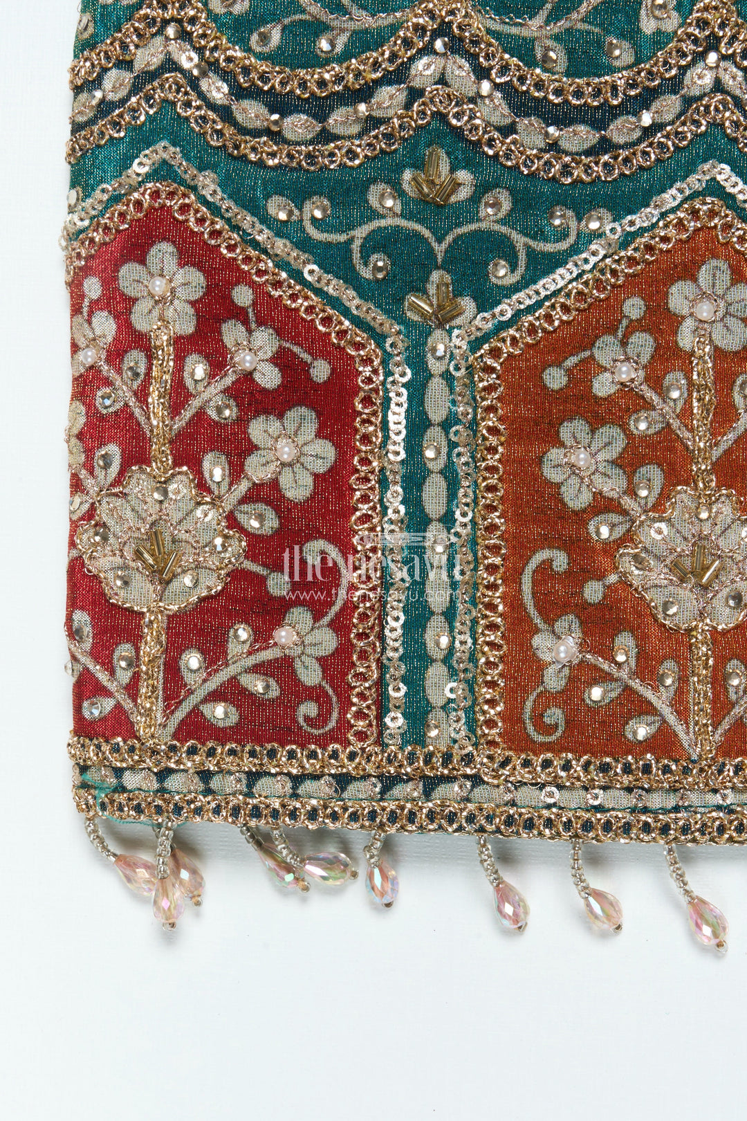 The Nesavu Girls Lehenga Choli Girls Lehenga Choli with Mirror Embroidery for Festive Functions and Family Celebrations Nesavu Nesavu girls lehenga choli viscose silk mirror embroidery ideal weddings cultural events