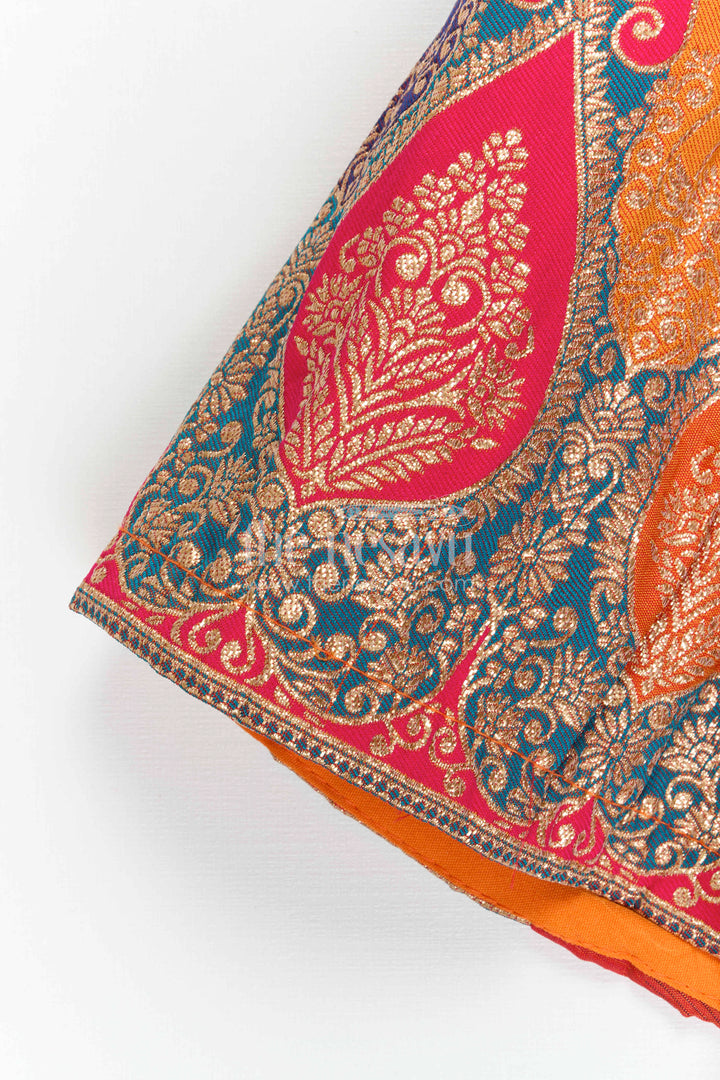 The Nesavu Girls Ethnic Lehenga Girls Lehenga for Festive Occasions and Weddings Nesavu Nesavu Girls Lehenga Georgette With Sequence Embroidery For Weddings And Festive Occasions