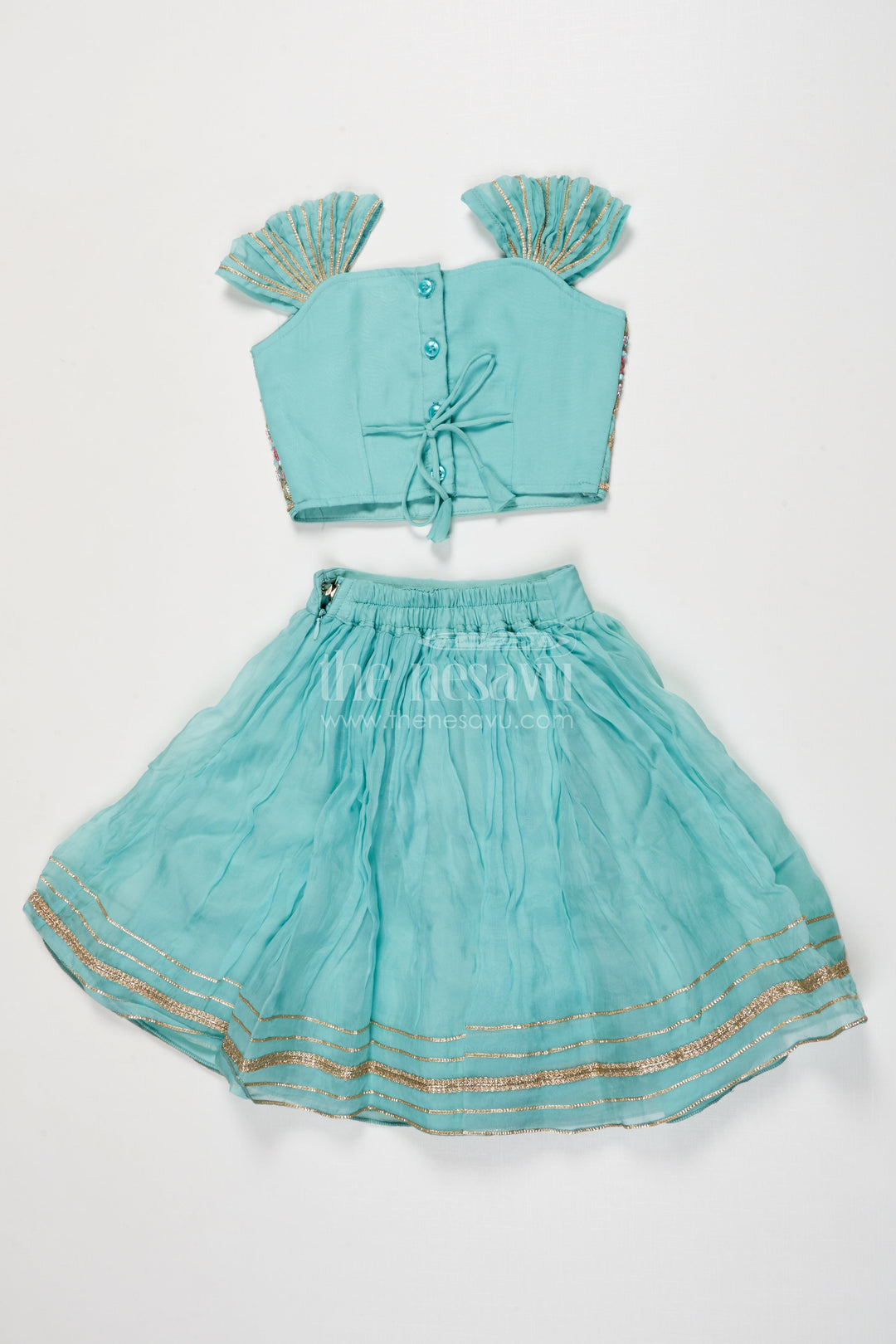 The Nesavu Girls Fancy Lehenga Girls Lehenga for Weddings and Festive Family Functions Nesavu Nesavu girls lehenga festive weddings traditional family occasions