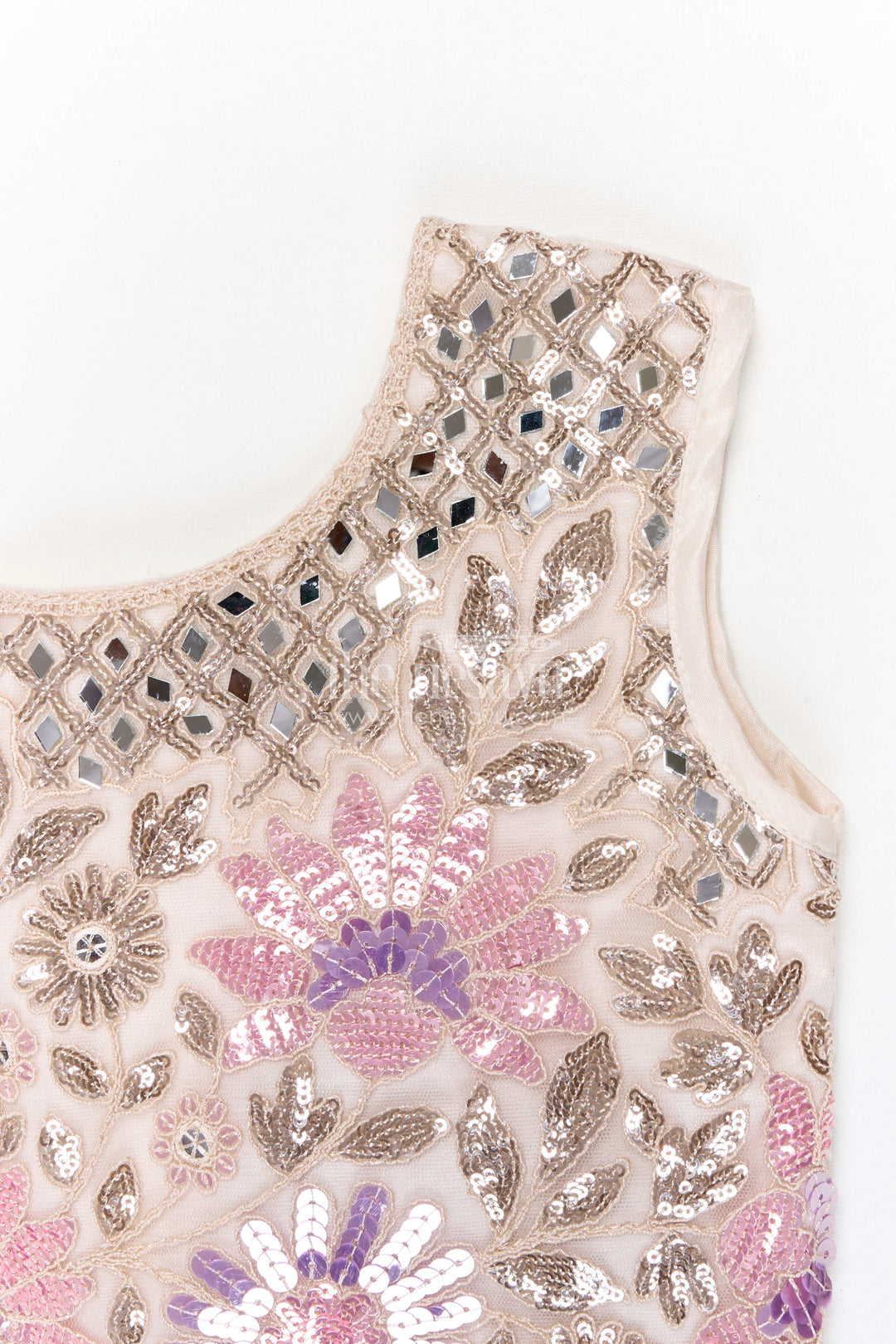 The Nesavu Girls Fancy Lehenga Girls Lehenga Set for Weddings and Grand Festive Celebrations Nesavu Nesavu girls soft net lehenga set with designer embroidered yoke for weddings