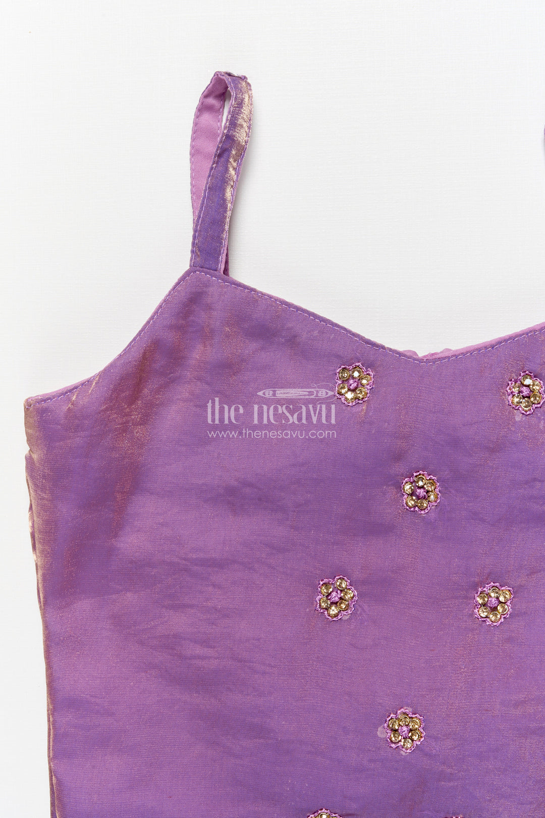 The Nesavu Girls Fancy Lehenga Girls Lehenga Set with Jacket for Festive Weddings Nesavu Nesavu girls lehenga set embroidered jacket weddings festive parties