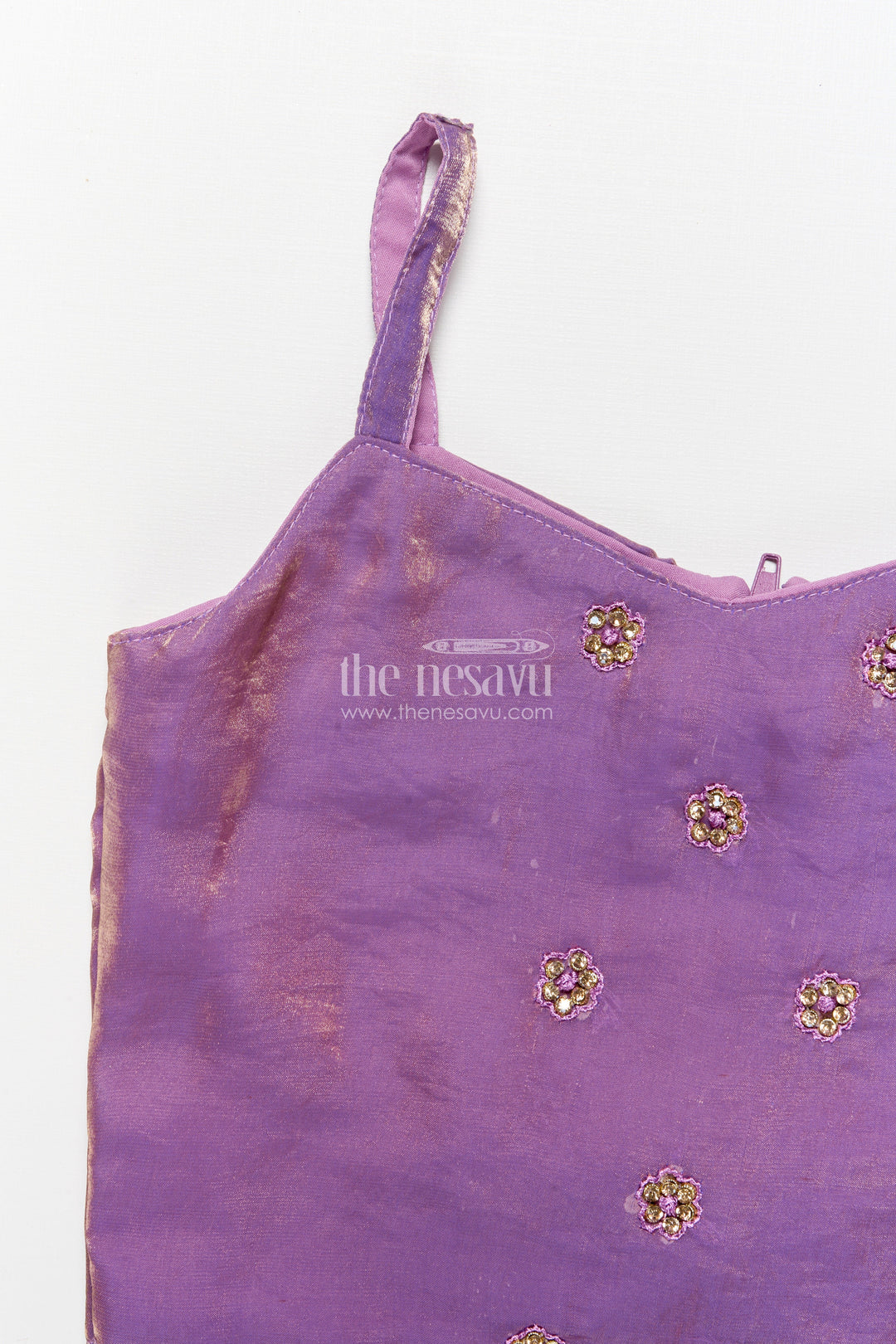 The Nesavu Girls Fancy Lehenga Girls Lehenga Set with Jacket for Festive Weddings Nesavu Nesavu girls lehenga set embroidered jacket weddings festive parties