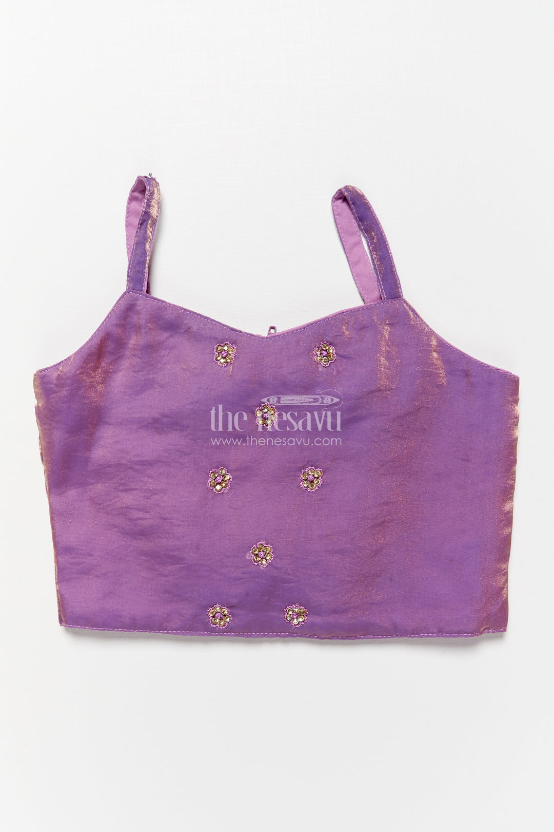 The Nesavu Girls Fancy Lehenga Girls Lehenga Set with Jacket for Festive Weddings Nesavu Nesavu girls lehenga set embroidered jacket weddings festive parties