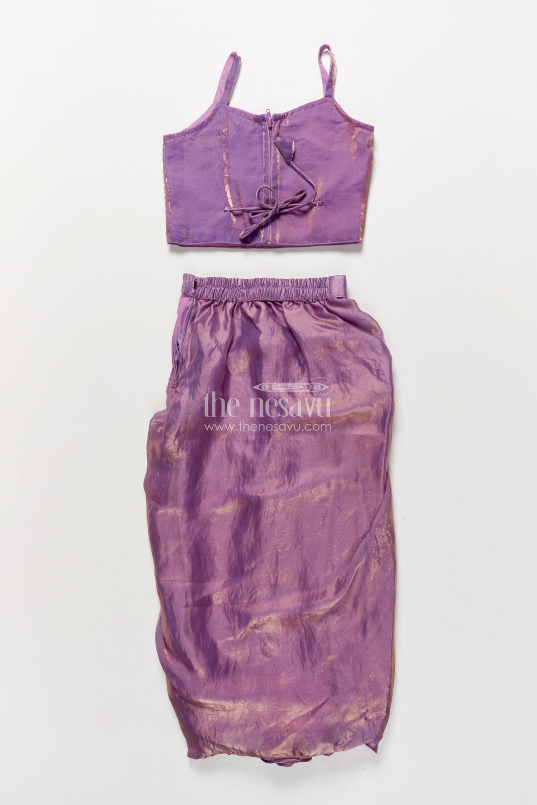 The Nesavu Girls Fancy Lehenga Girls Lehenga Set with Jacket for Festive Weddings Nesavu Nesavu girls lehenga set embroidered jacket weddings festive parties