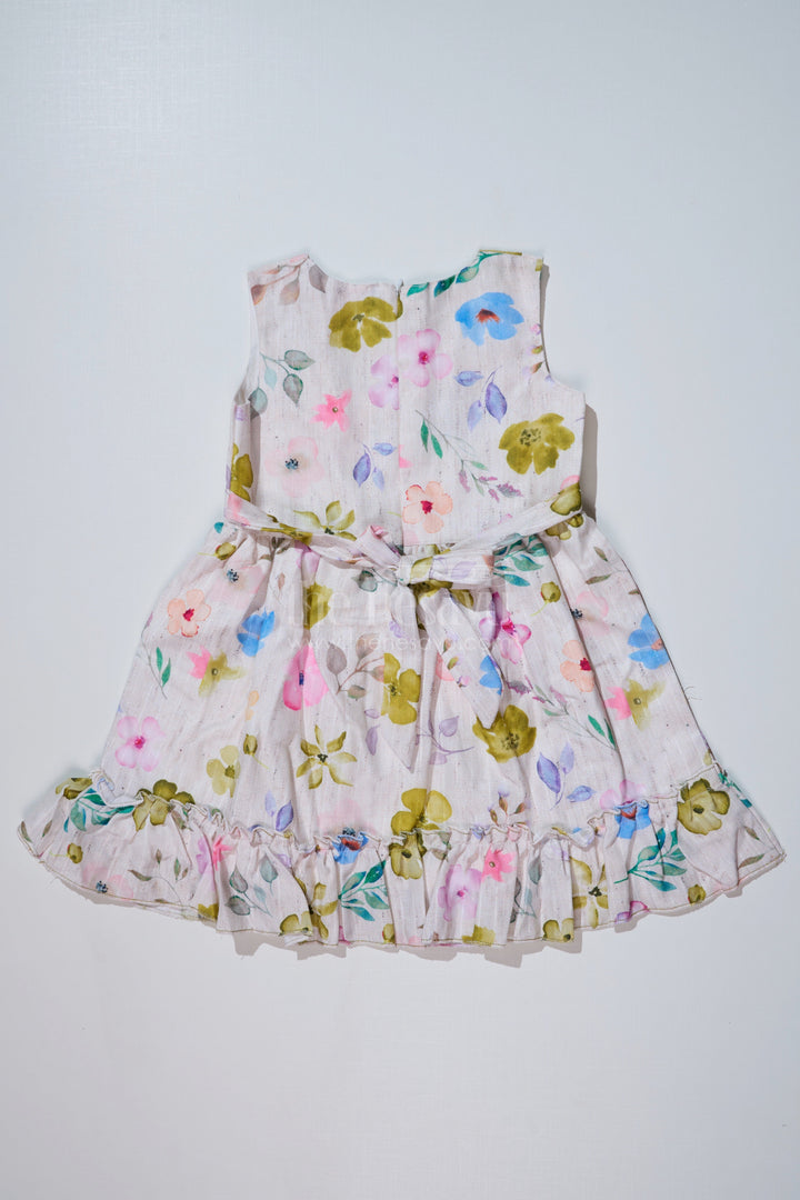 The Nesavu Girls Fancy Frock Girls Matching Dress and Coat Sets in Floral Digital Print with Stylish Green Blazer Nesavu Girls Matching Dress Coat Sets Floral Digital Print Stylish Green Blazer | The Nesavu