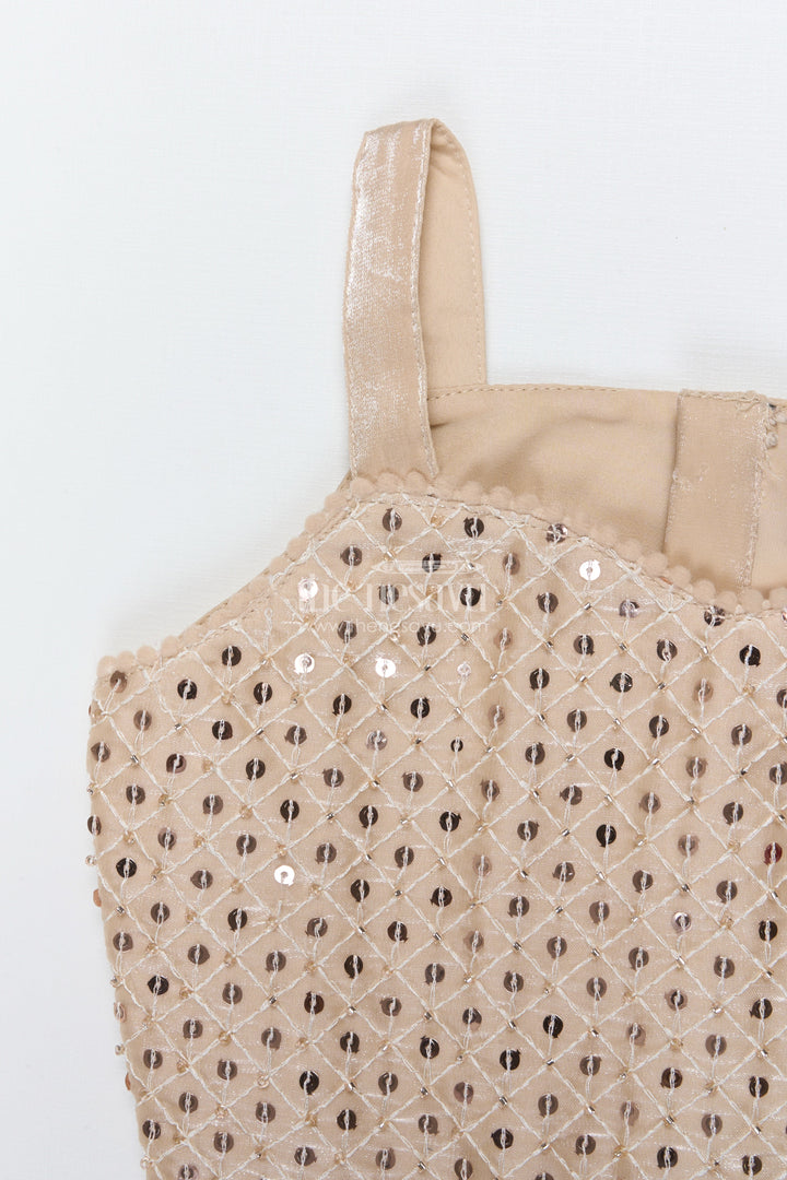 The Nesavu Girls Fancy Lehenga Girls Organza Lehenga with Embroidered Jacket for Birthday and Cultural Events Nesavu Nesavu girls organza lehenga embroidered jacket birthdays cultural performances