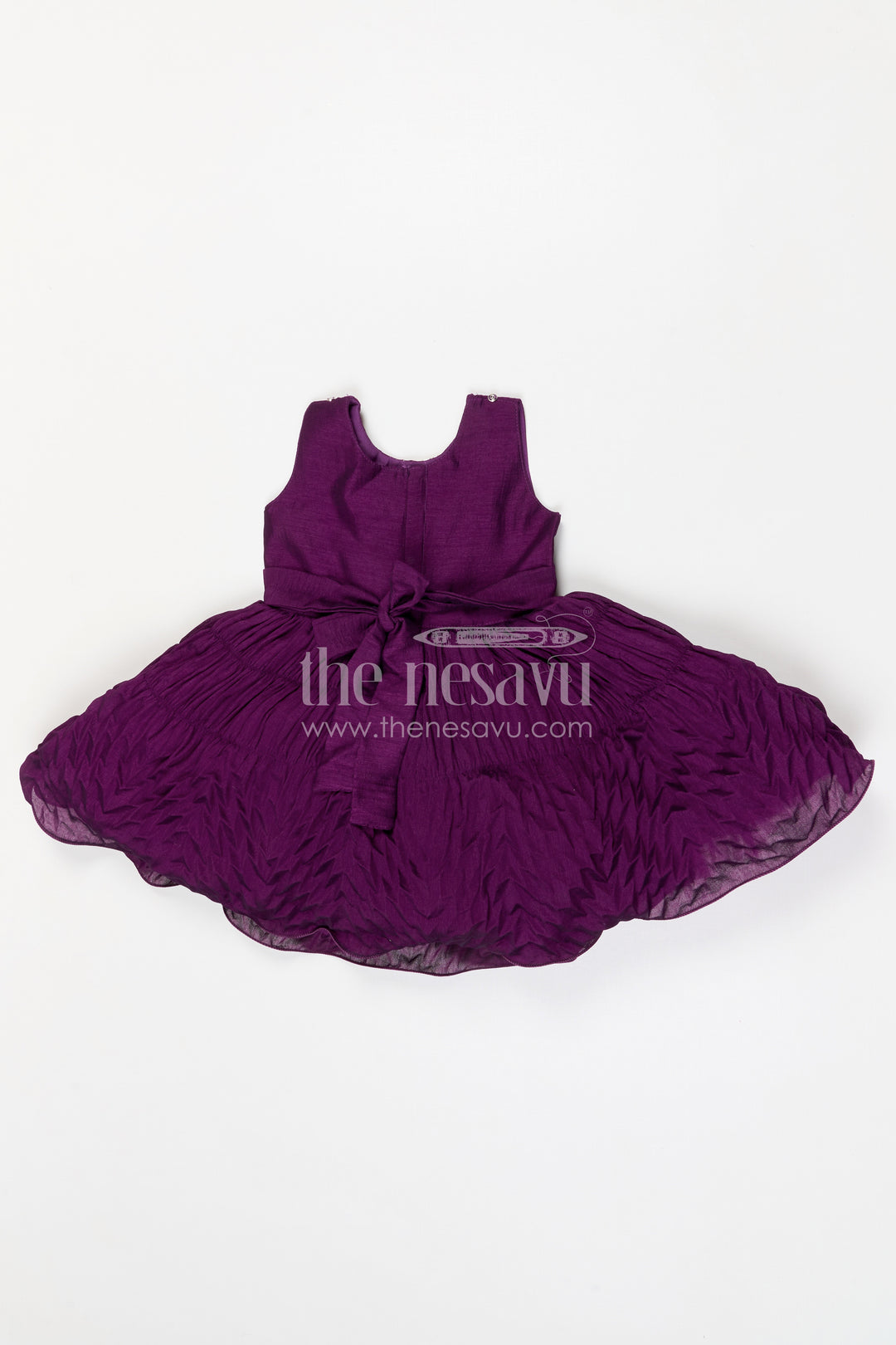 The Nesavu Silk Frock Girls Party Frock for Birthdays and Special Celebration Nesavu Nesavu girls silk party frock with georgette embroidered jacket for birthdays and celebrations