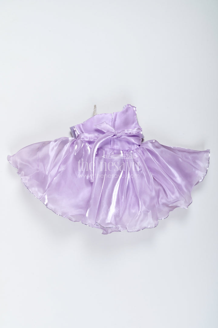 The Nesavu Girls Fancy Party Frock Girls Party Frock with Sequin Work for Family Functions Nesavu Nesavu Girls Party Frock With Sequin Work For Weddings And Family