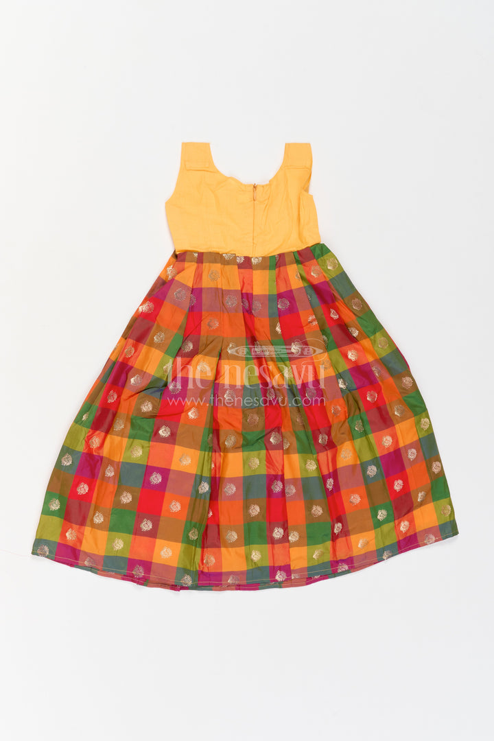The Nesavu Pattu Pavadai Girls Pattu Pavadai for Temple Visits and Traditional Celebrations Nesavu Nesavu Girls Pattu Pavadai For Temple Visits Weddings And Traditional South Indian Festive Occasions