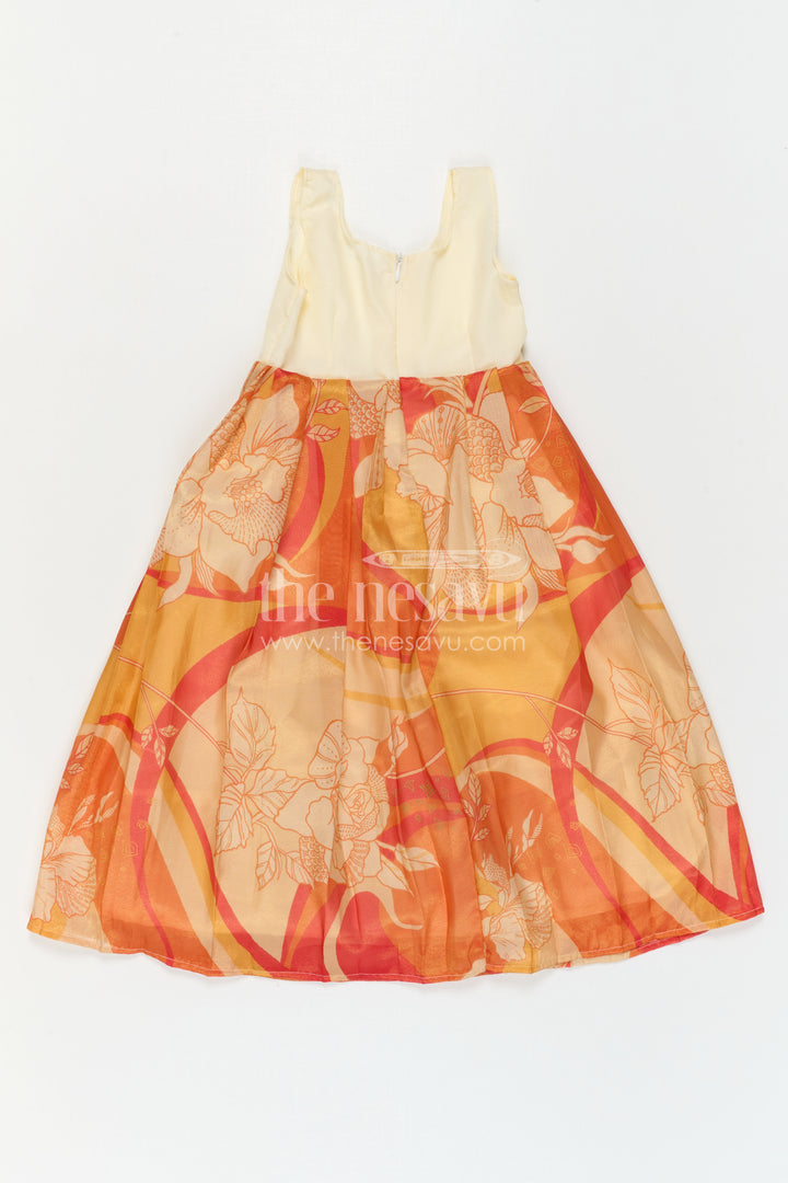 The Nesavu Pattu Pavadai Girls Pattu Pavadai for Traditional Functions and Festive Occasions Nesavu Nesavu Girls Pattu Pavadai For Traditional Functions And Festive Occasions With Semi Banaras Art Silk Design