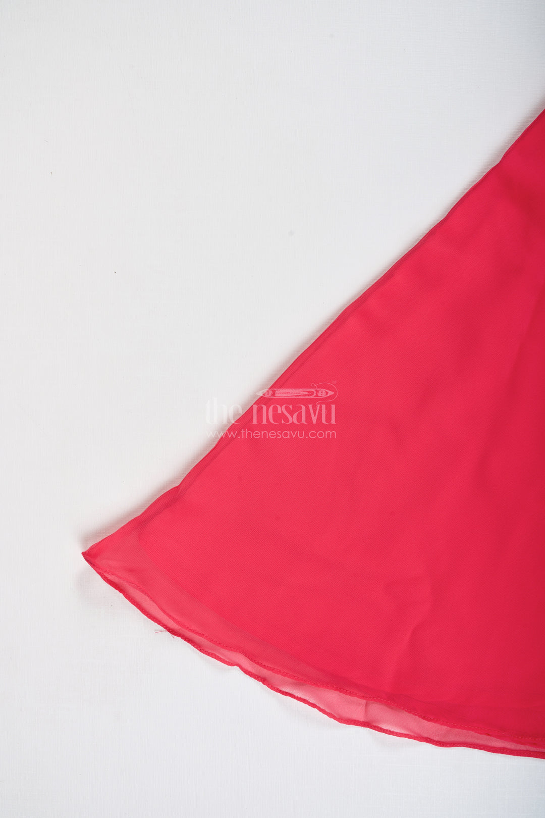 The Nesavu Girls Sharara / Plazo Set Girls Pink Sharara Set with Designer Embroidery for Celebrations Nesavu Nesavu Girls Pink Sharara Set Embroidered Jacket Georgette Festive Outfit Weddings Events