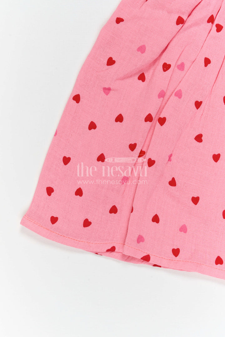 The Nesavu Girls Cotton Frock Girls Printed Frock for Birthdays and Playful Outings Nesavu Nesavu Girls Muslin Cotton Frock With Digital Print For Birthdays And Playful Outings