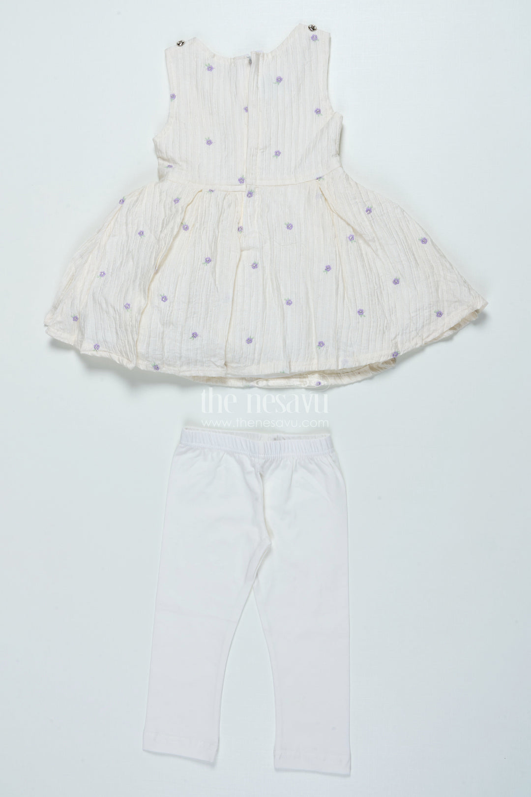 The Nesavu Girls Sharara / Plazo Set Girls Purple Sharara Set with Crushed Georgette and Jacket for Elegant Events Nesavu Nesavu girls purple sharara set crushed georgette jacket  graceful outfit festive family gatherings