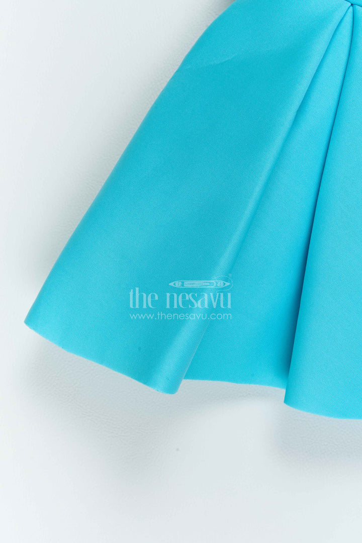 The Nesavu Girls Fancy Party Frock Girls Rose Waist Frock for Birthday Parties and Family Celebrations Nesavu Nesavu Girls Rose Waist Scuba Frock For Birthday Parties Family Celebrations And Milestone Occasions