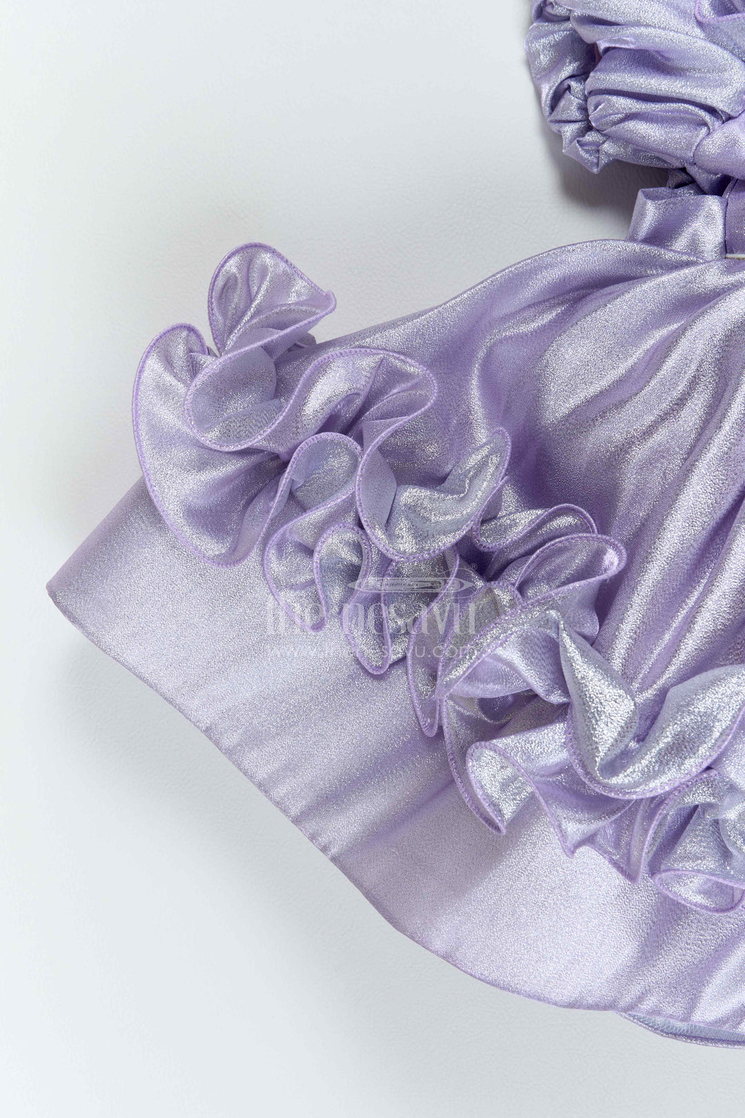 The Nesavu Girls Fancy Party Frock Girls Ruffle Satin Frock for Dance Parties and Birthday Celebrations Nesavu Nesavu Girls Ruffle Satin Frock For Dance Parties Birthdays Receptions And Special Family Celebrations