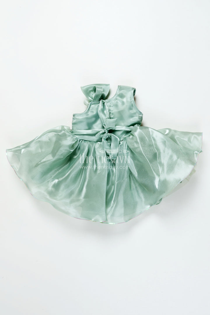 The Nesavu Girls Fancy Party Frock Girls Sequin Embroidered Organza Frock for Weddings and Parties Nesavu Nesavu girls party frock organza sequin embroidery weddings special occasions