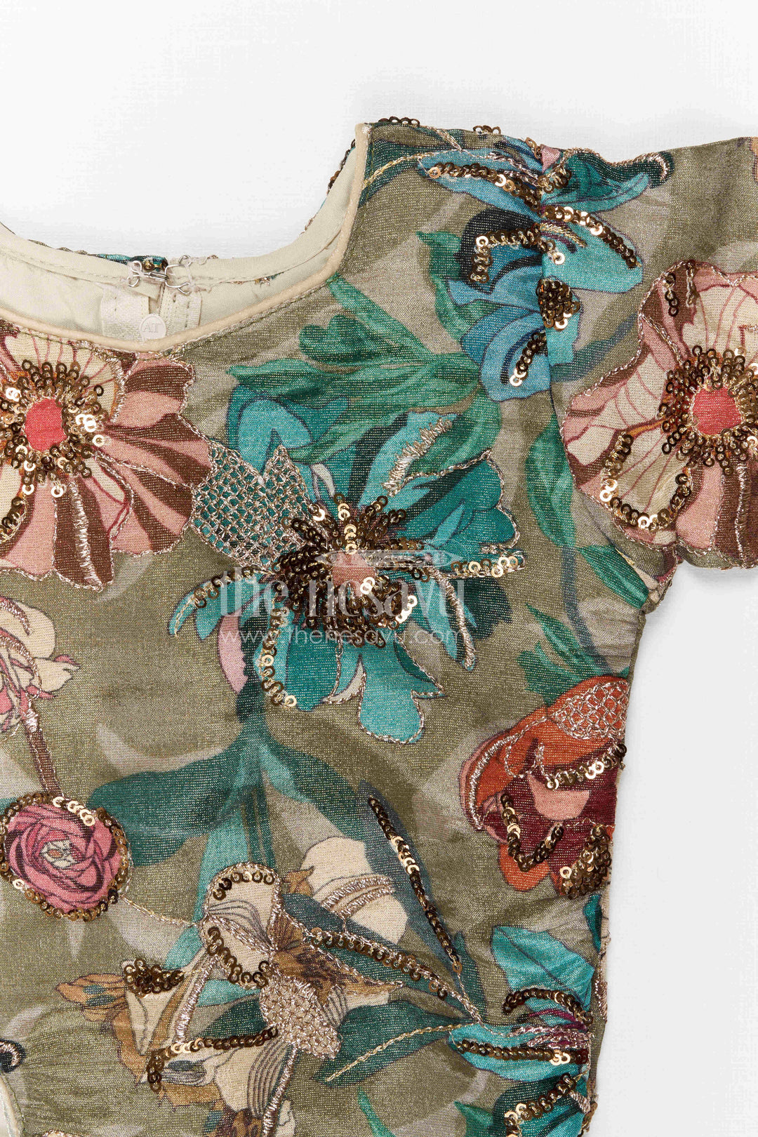 The Nesavu Girls Sharara / Plazo Set Girls Sharara Set for Festive Celebrations and Party Celebrations Nesavu Nesavu girls sharara set for festive celebrations and weddings with embroidered designer yoke