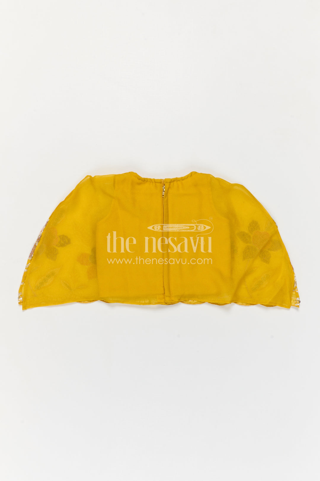 The Nesavu Girls Sharara / Plazo Set Girls Sharara Set for Festive Functions and Wedding Events Nesavu Nesavu Girls Sharara Set For Festive Functions With Georgette And Sequence Embroidery Design