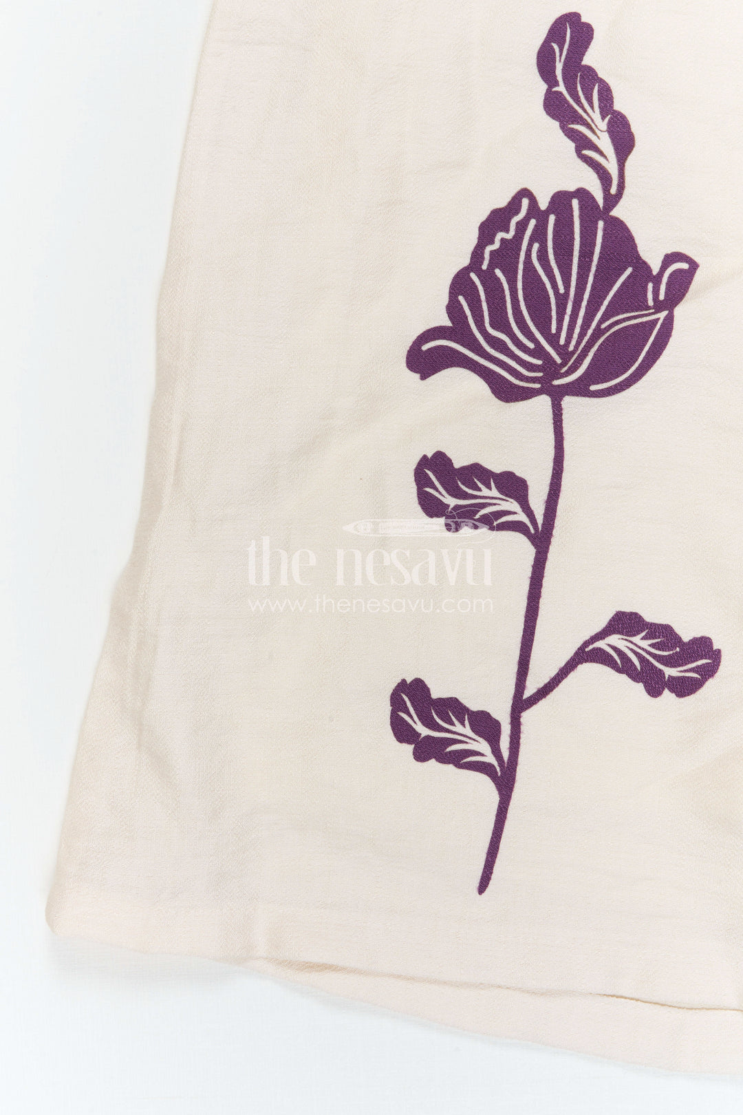 The Nesavu Girls Sharara / Plazo Set Girls Sharara Set for Festive Occasions and Family Functions Nesavu Nesavu Girls Sharara Set For Festive Occasions And Family Functions In Soft Cotton Blend Ethnic Wear